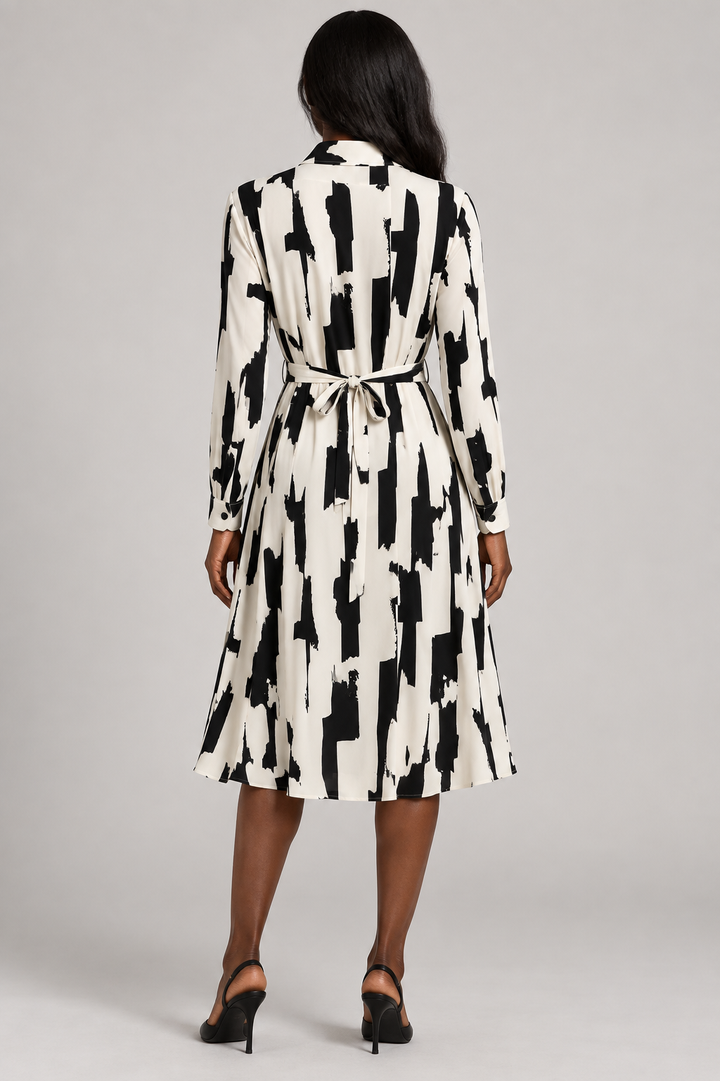 Black and White Dress