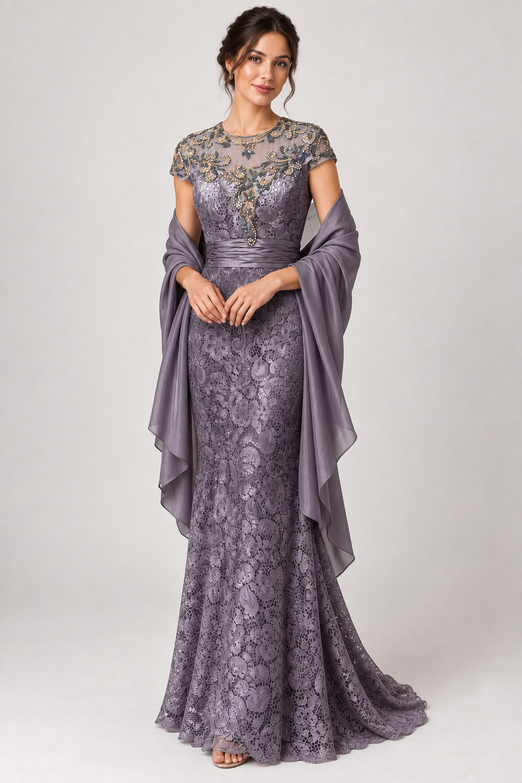 Evening gown long