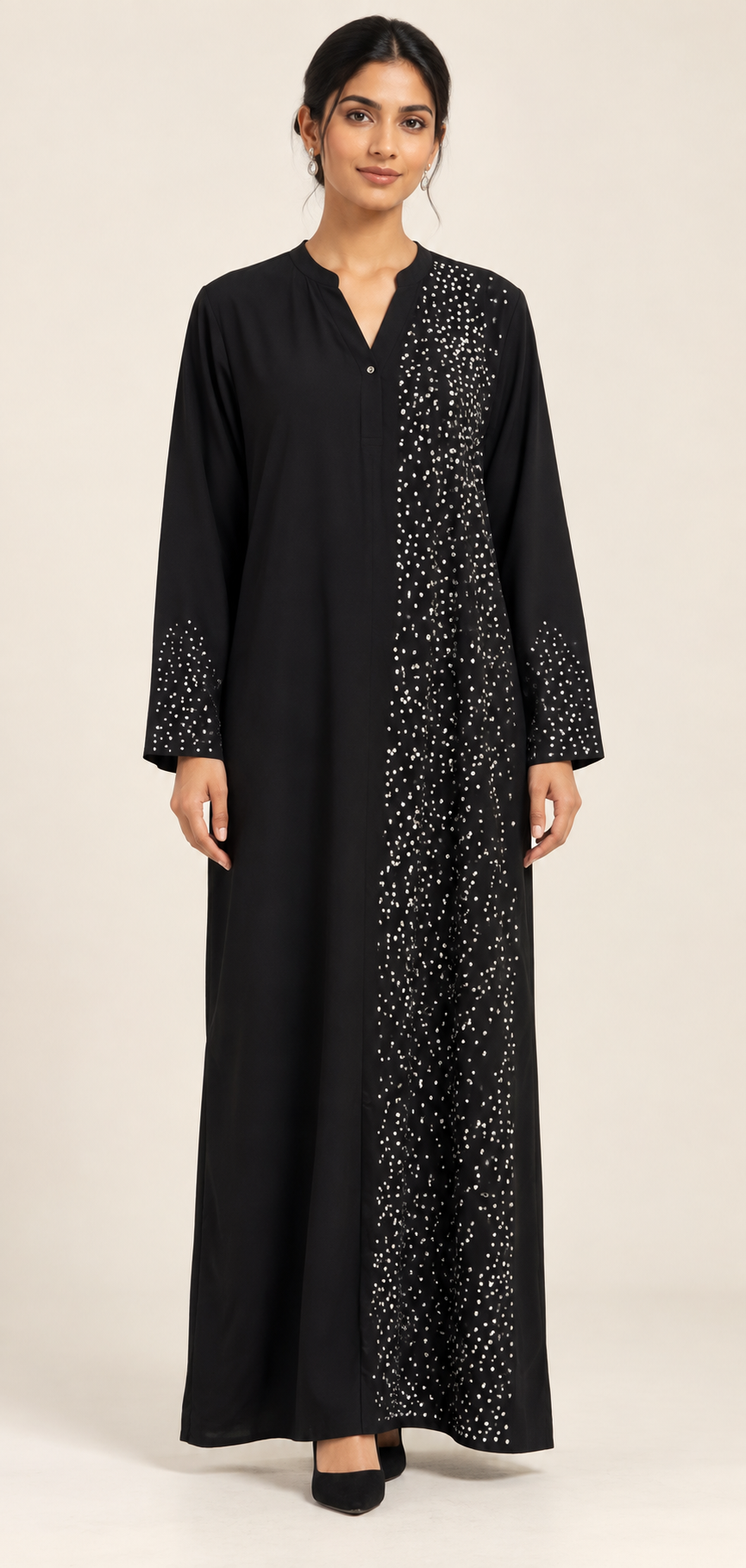 Navy Blue Abaya